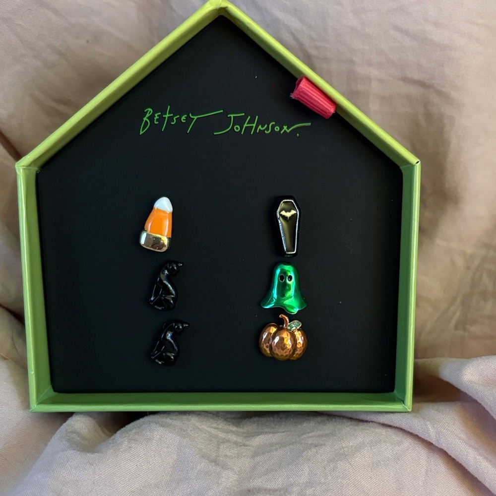 Betsey Johnson Spooky Earring Collection - Multicolor NWT
